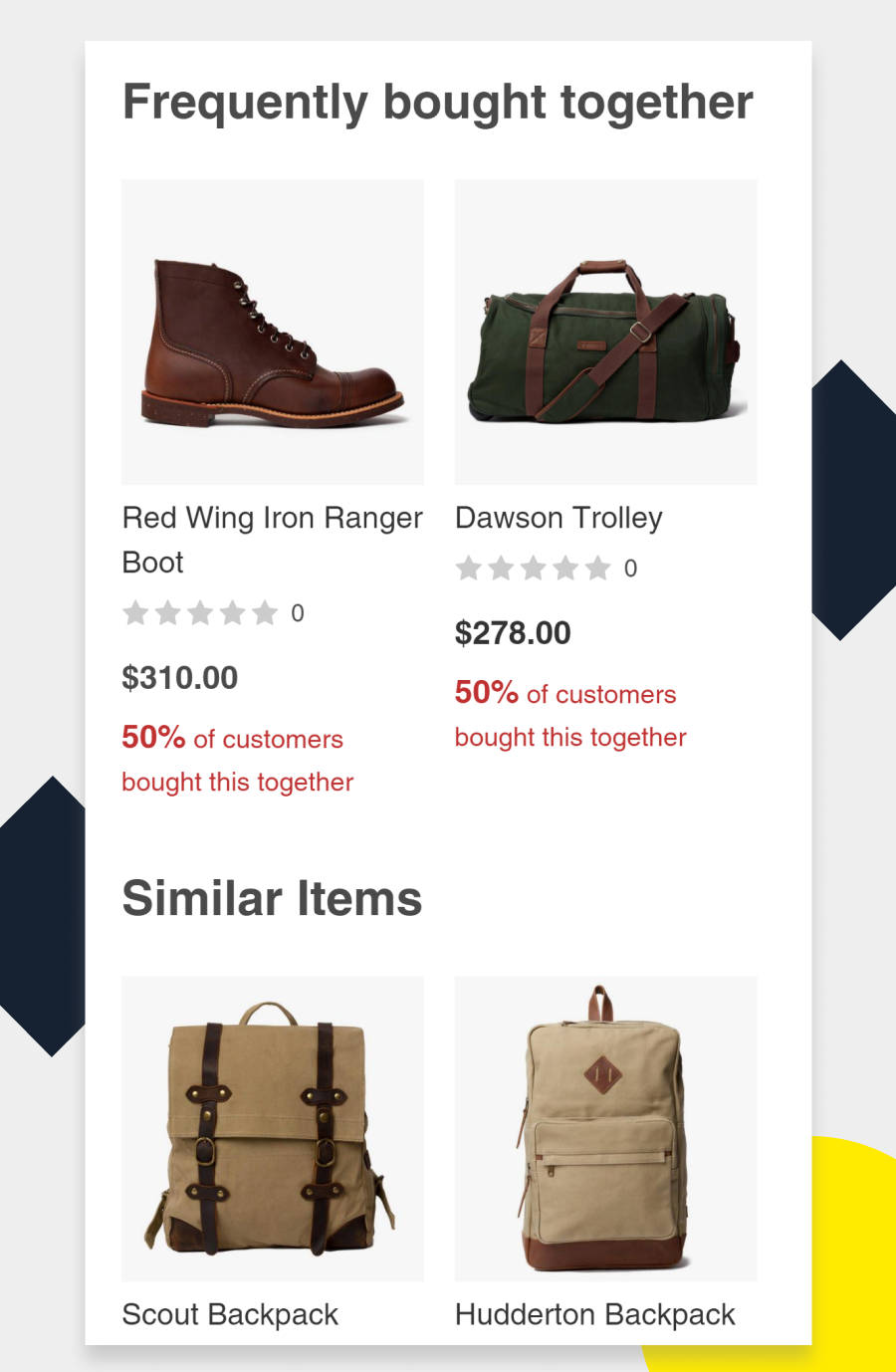 Product Recommender screenshot